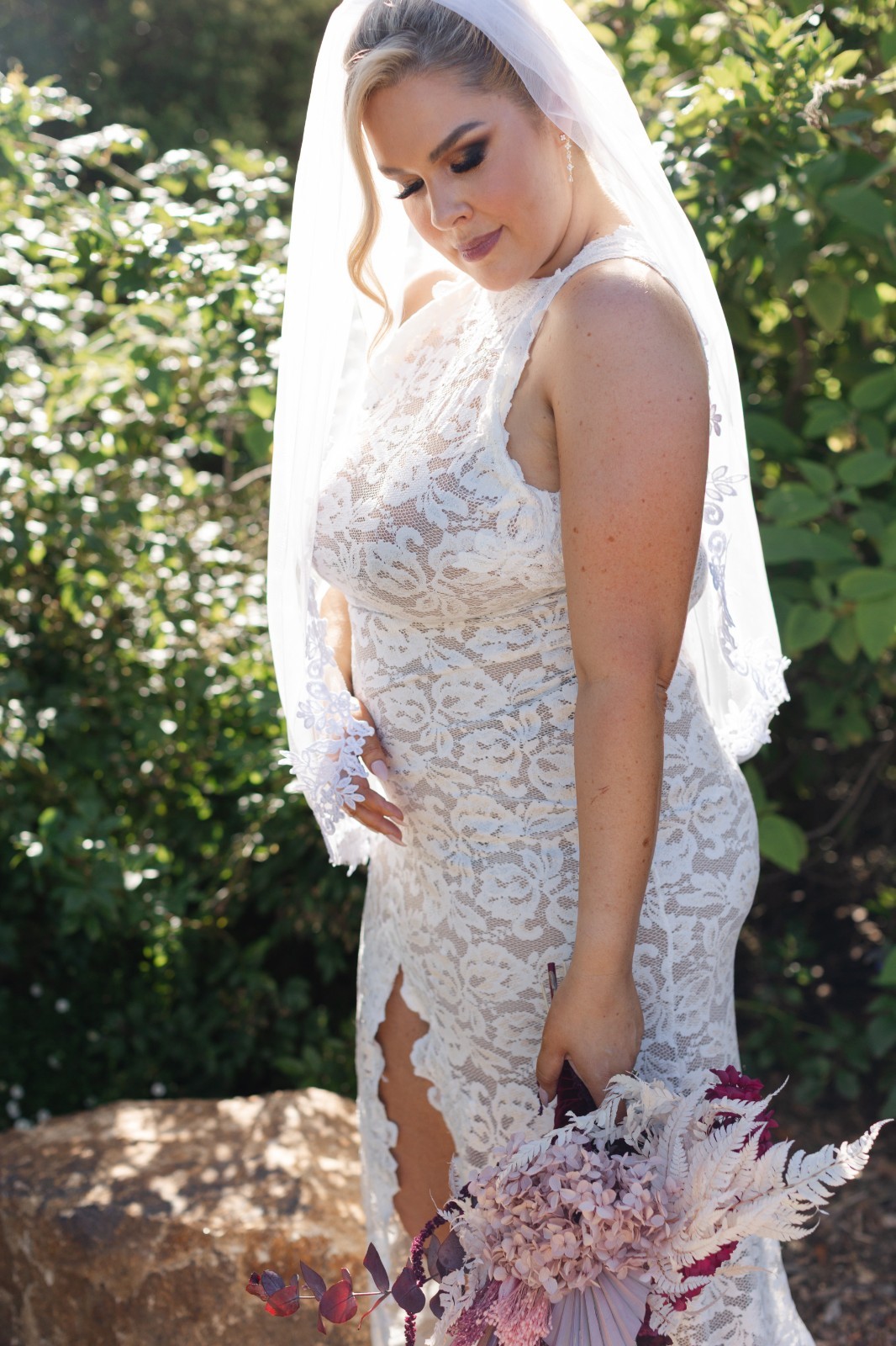 Grace Loves Lace – The Alexandra Dress – Ivory with Chai Lining ( Worn for 1 Hr)