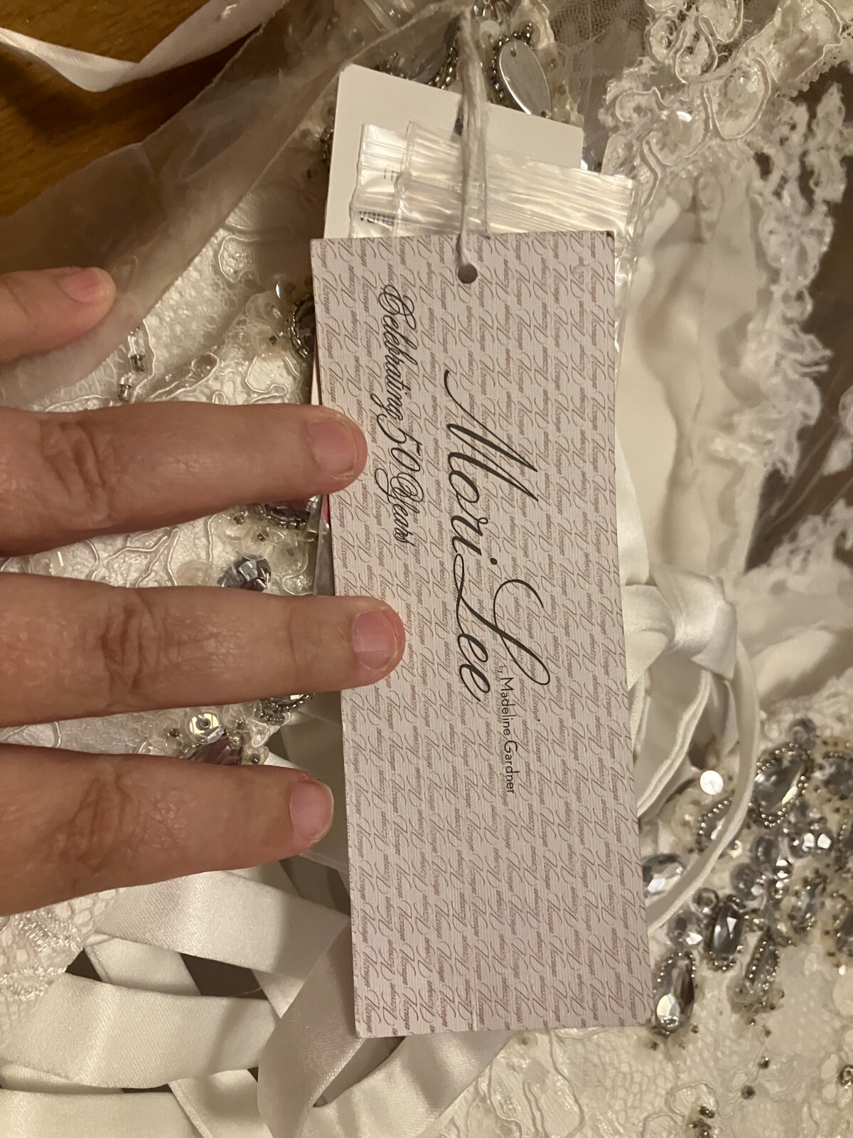 Morilee crystal and tulle wedding ballgown NWT