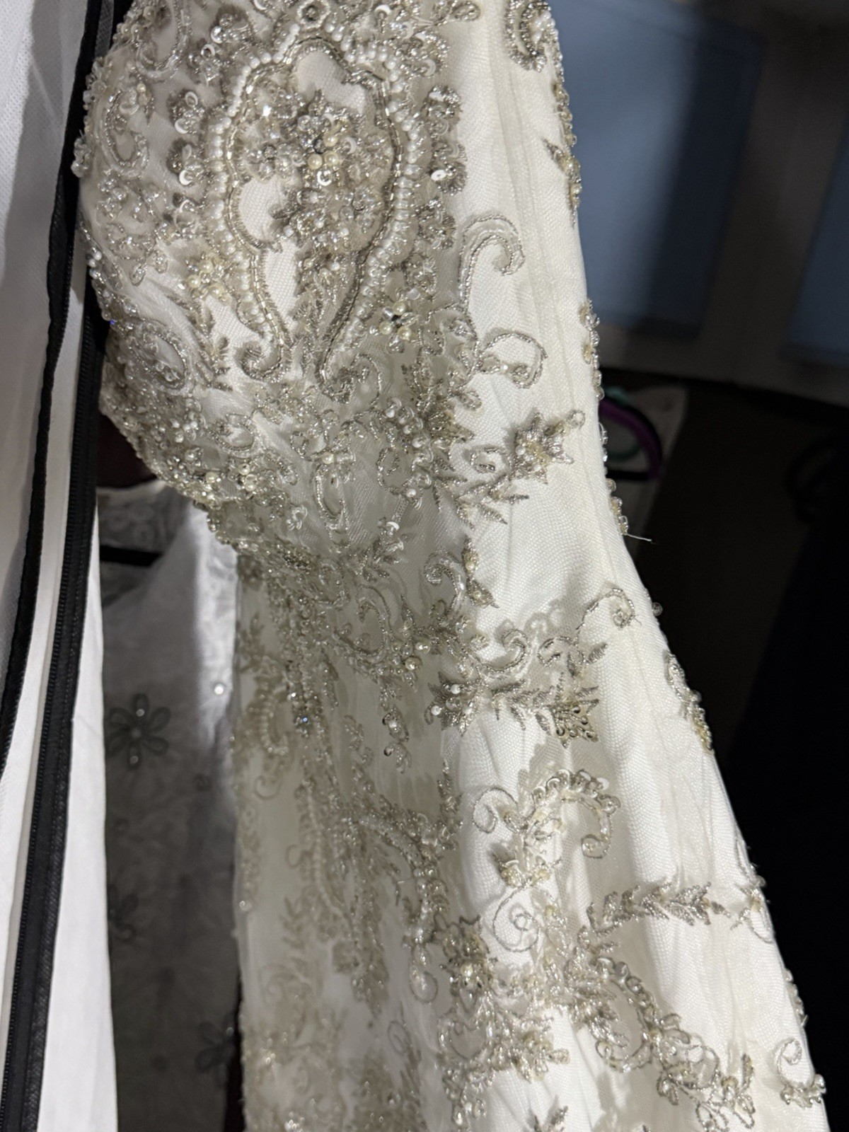 Bridal Dress Casa Blanca Wedding Gown Ivory With Stone Embroid Mermaid Dress Sz6