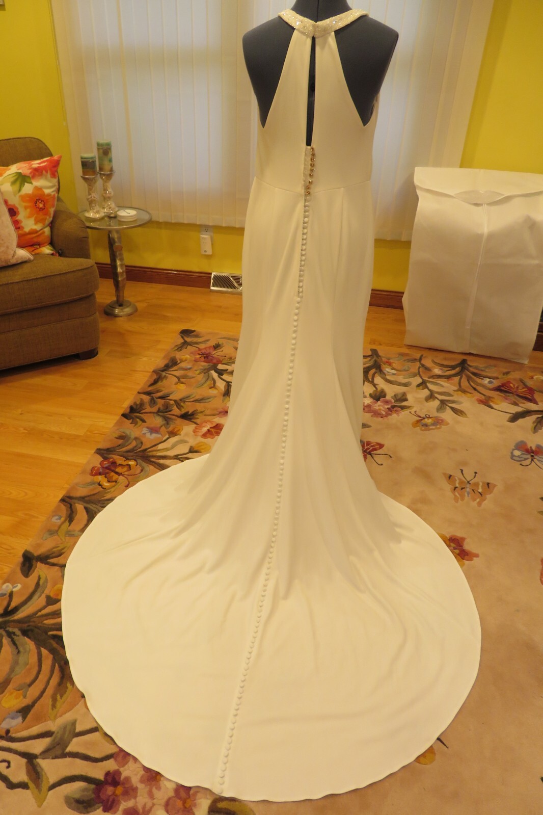 NEW Jasmine Bridal Wedding Dress Stretch Mermaid Beading Gown BEACH FREE SHIPPIN