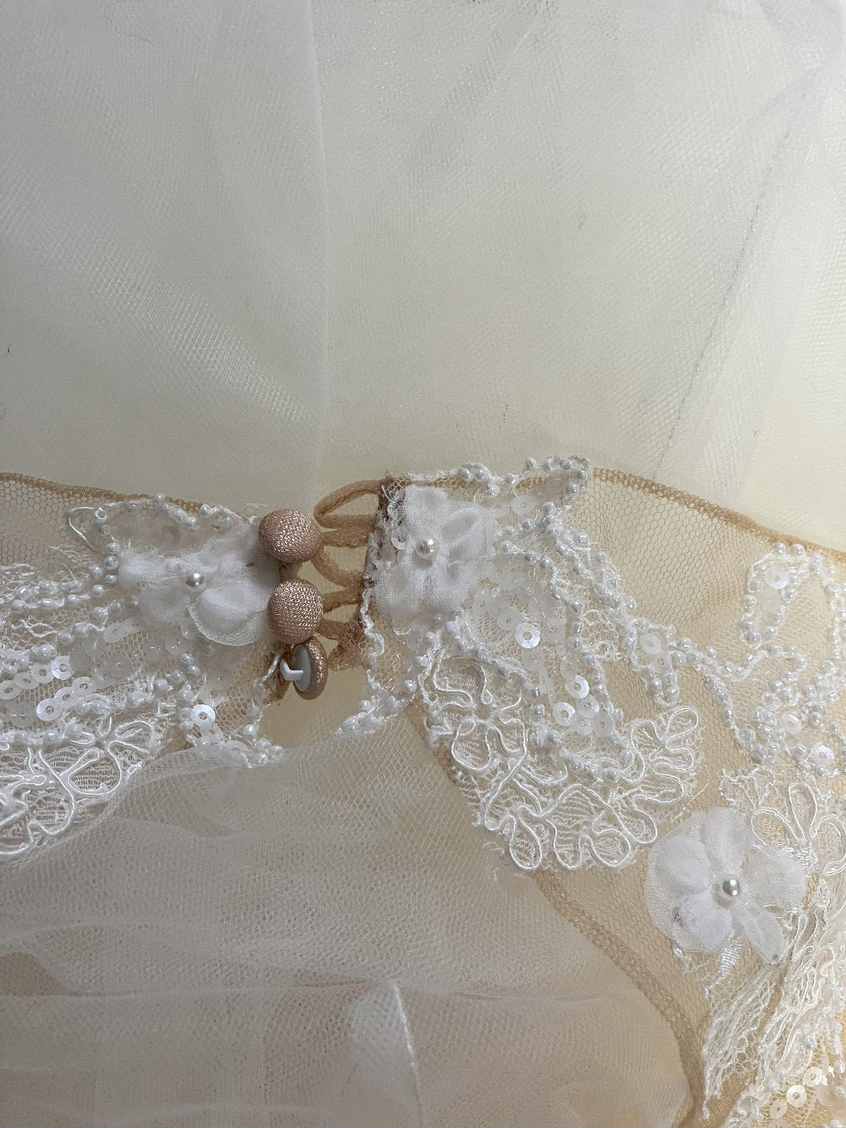La Sposa St. Patrick Romantica Wedding Dress 14 Illusion Lace Mermaid Tulle NWT