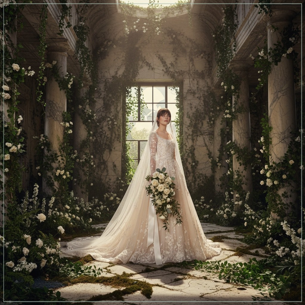 $21,750 Saiid Kobeisy Beaded Crystal Pearl Embellished Tulle Runway Bridal Gown