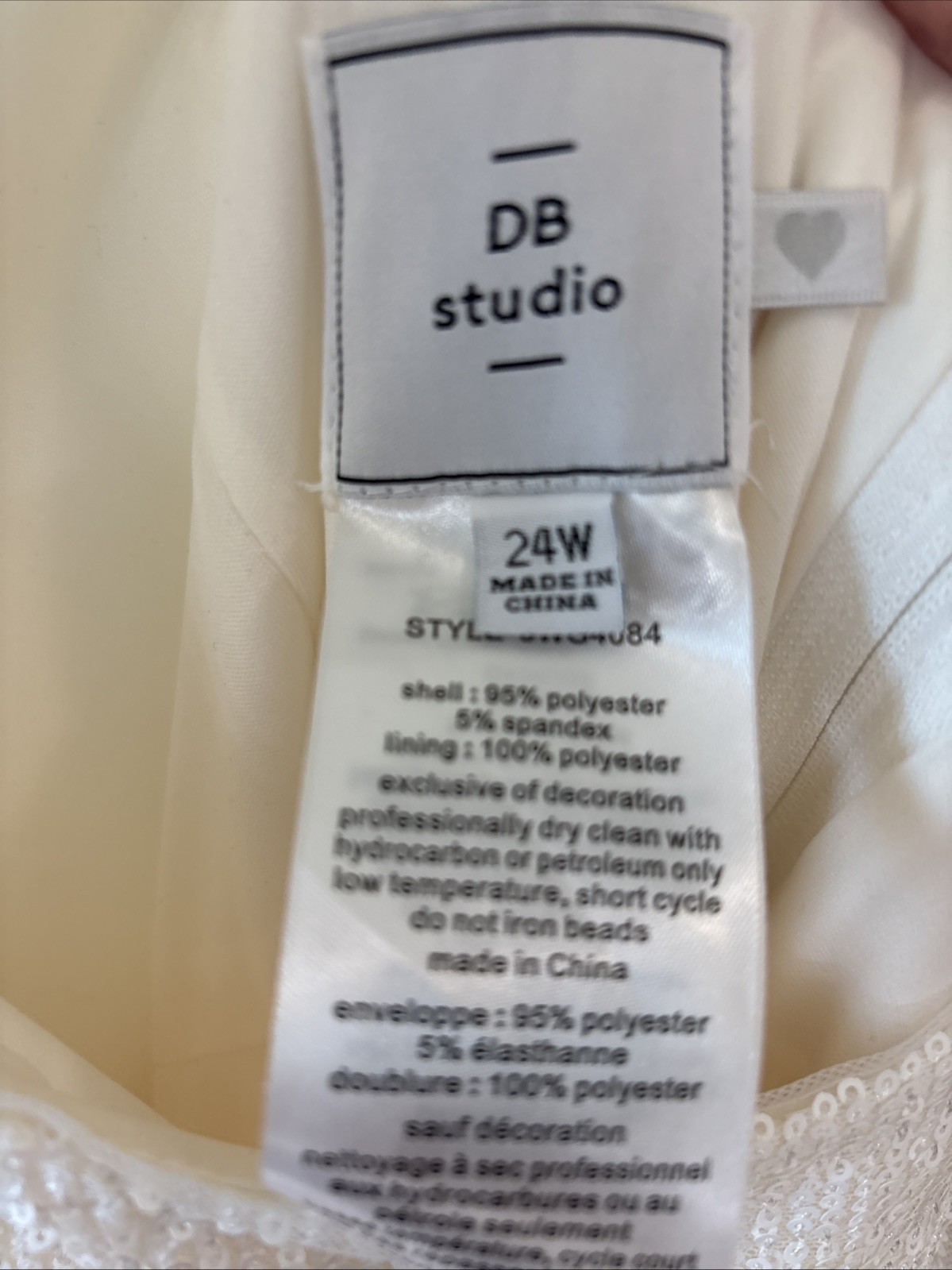 David’s Bridal Sequin A-line Scoop-Back Sequin Wedding Dress In Ivory