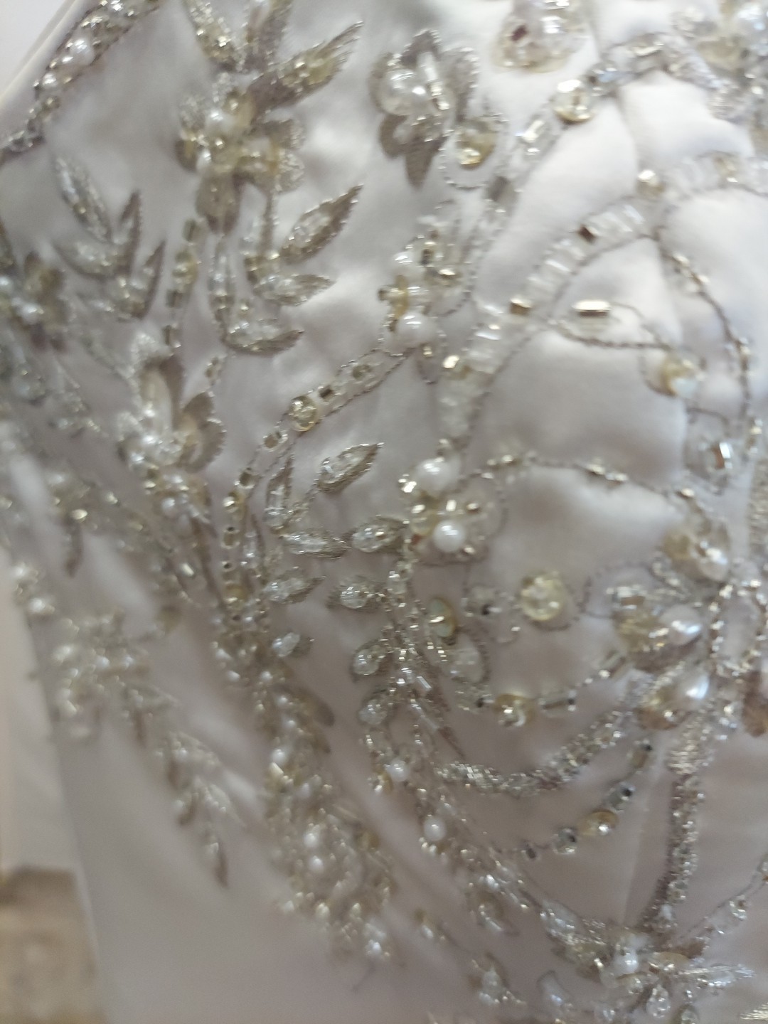 Morilee Adjustable Lacedownformfit Mermaid size12 High Intrigue Gem Pearl Bead