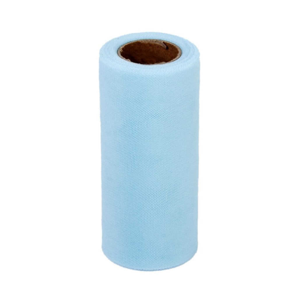 Roll of 22M*15CM Banquet Wedding Tulle Craft Tutu Decoration (Sky )