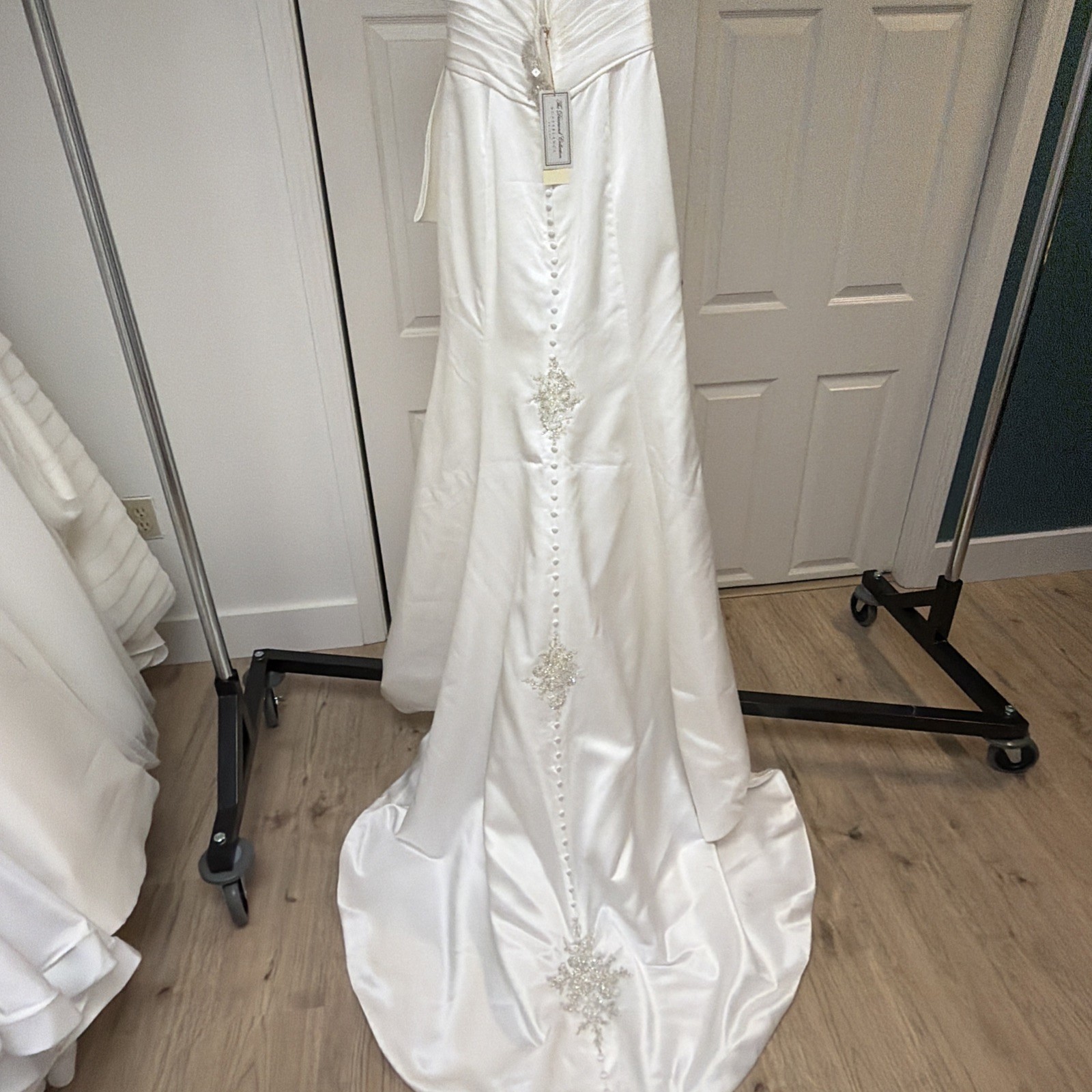 Vintage Casa Blanca Size 10 Strapless Wedding Dress