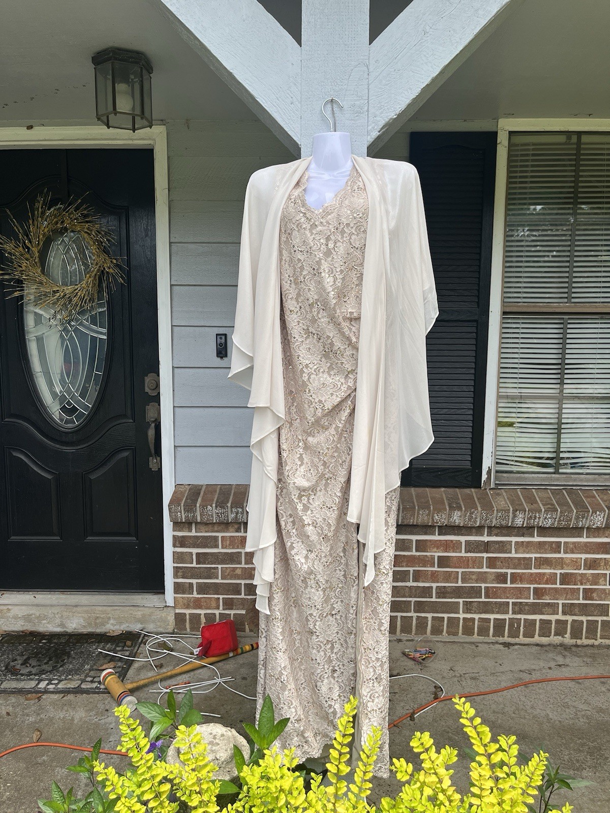 Jessica Howard Wedding Dress Size 12 With Shaw