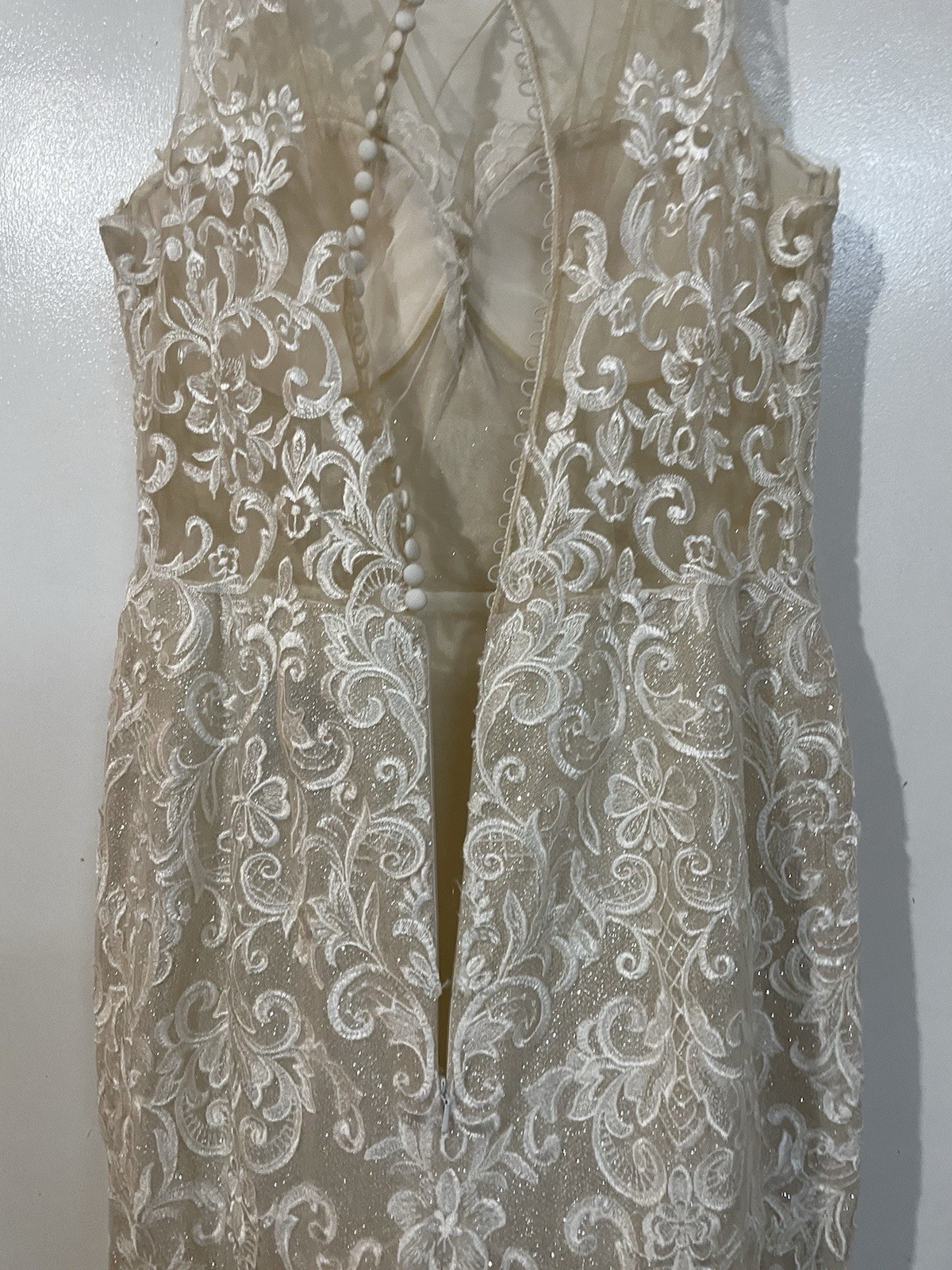 Impression Bridal Ashley And Justin Wedding Dress Ivory/Nude Size 12 Worn Once