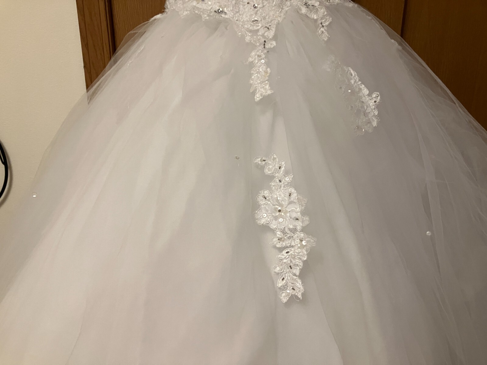 Morilee crystal and tulle wedding ballgown NWT