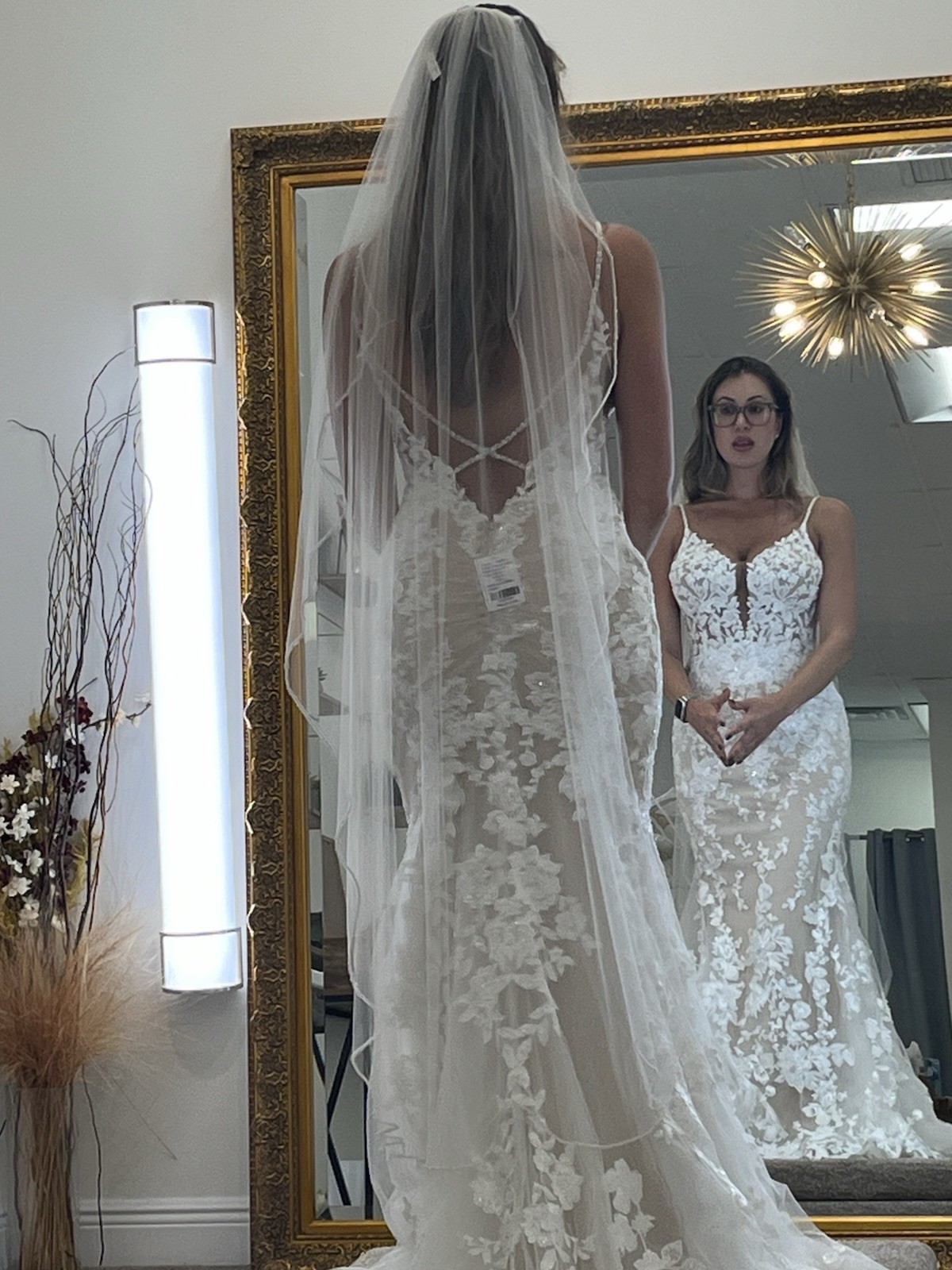 NWT Martina Liana CUSTOM WHITE Wedding Dress Gown SZ 10 UNALTERED Retail $4400