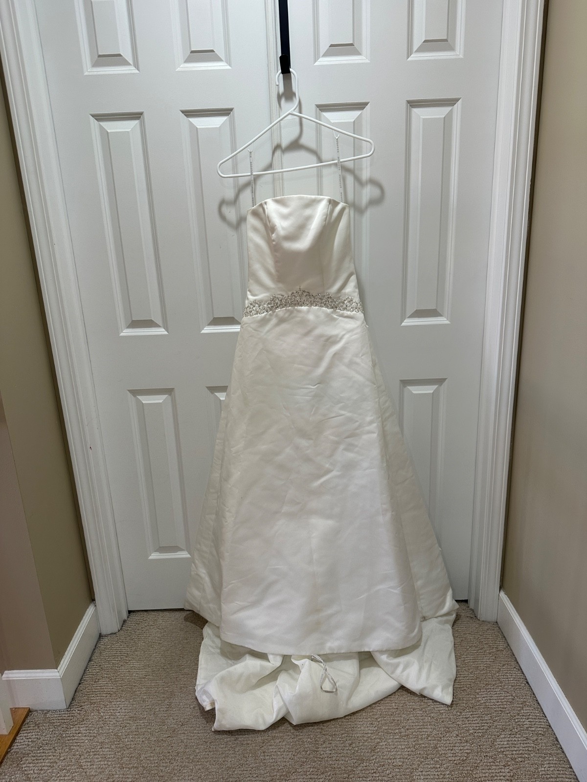 essence of Australia crystal beaded wedding dress size 8