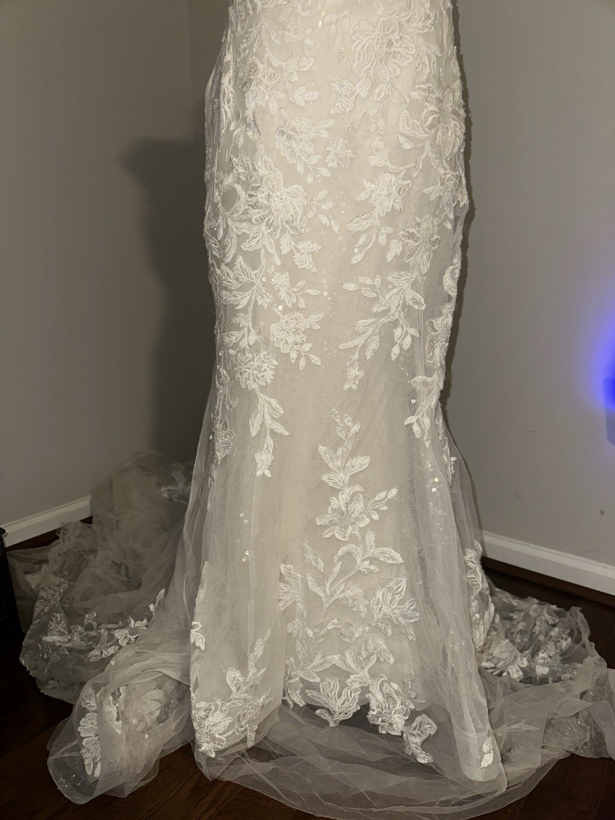 Morilee by Madeline Gardner Lace Wedding Gown Size 8