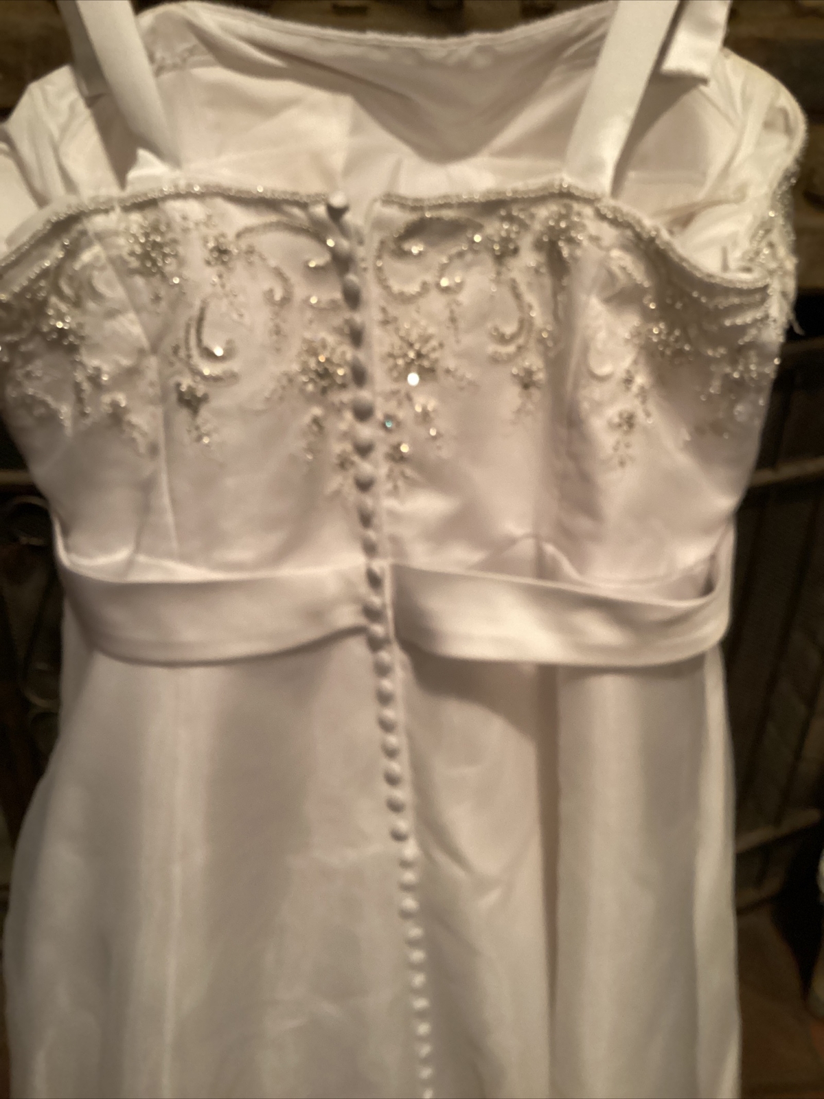 Stunning Ivory Wedding Dress Plus 22W~Beaded/Strapless/Pearls~Venus
