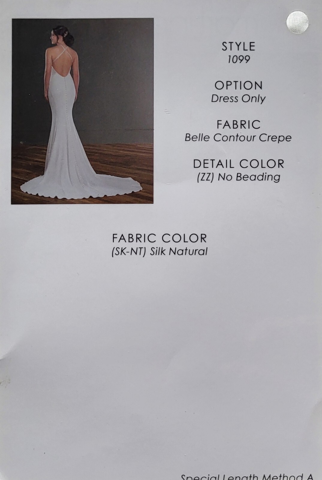 martina liana natural silk wedding dress size 12