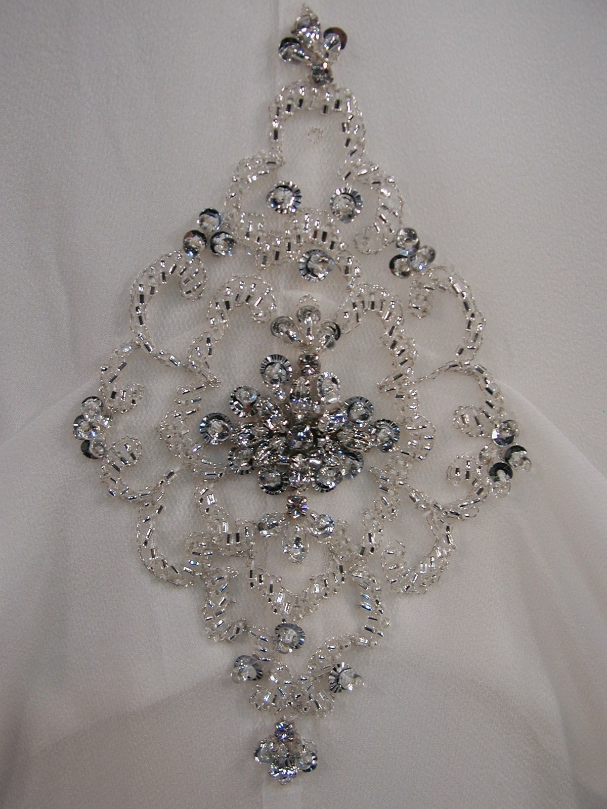 Perfect for Beach or Back Yard Mon Cheri Flowy Silk Bridal Gown Wedding Dress 12
