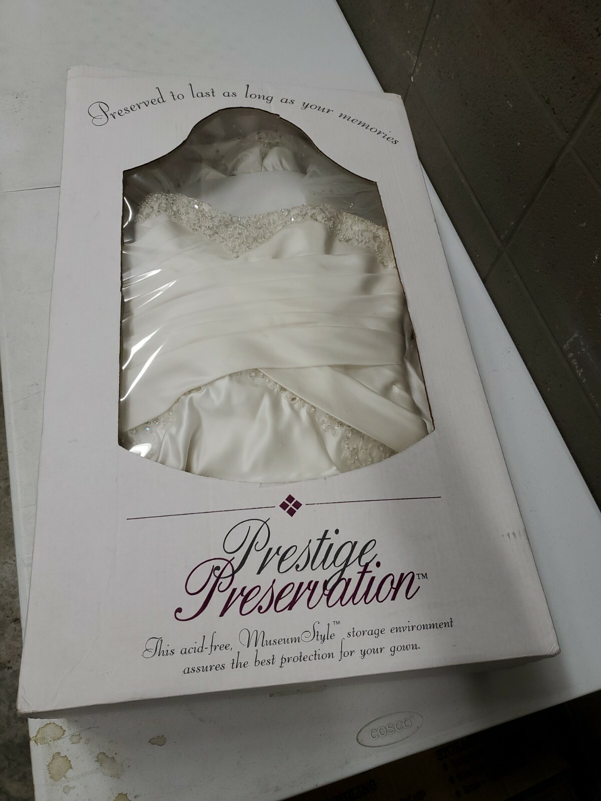 Eden Bridals White Wedding Dress Gown Beaded Strapless Size 10 (Ml)