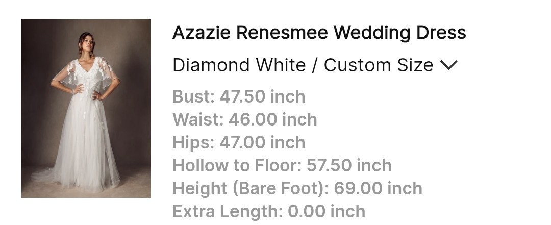Azazie Renesmee Wedding Dress