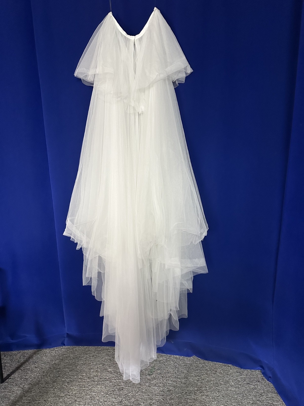 Willowby Watters Wedding Dress Separate Tulle Overskirt with Train Size 10