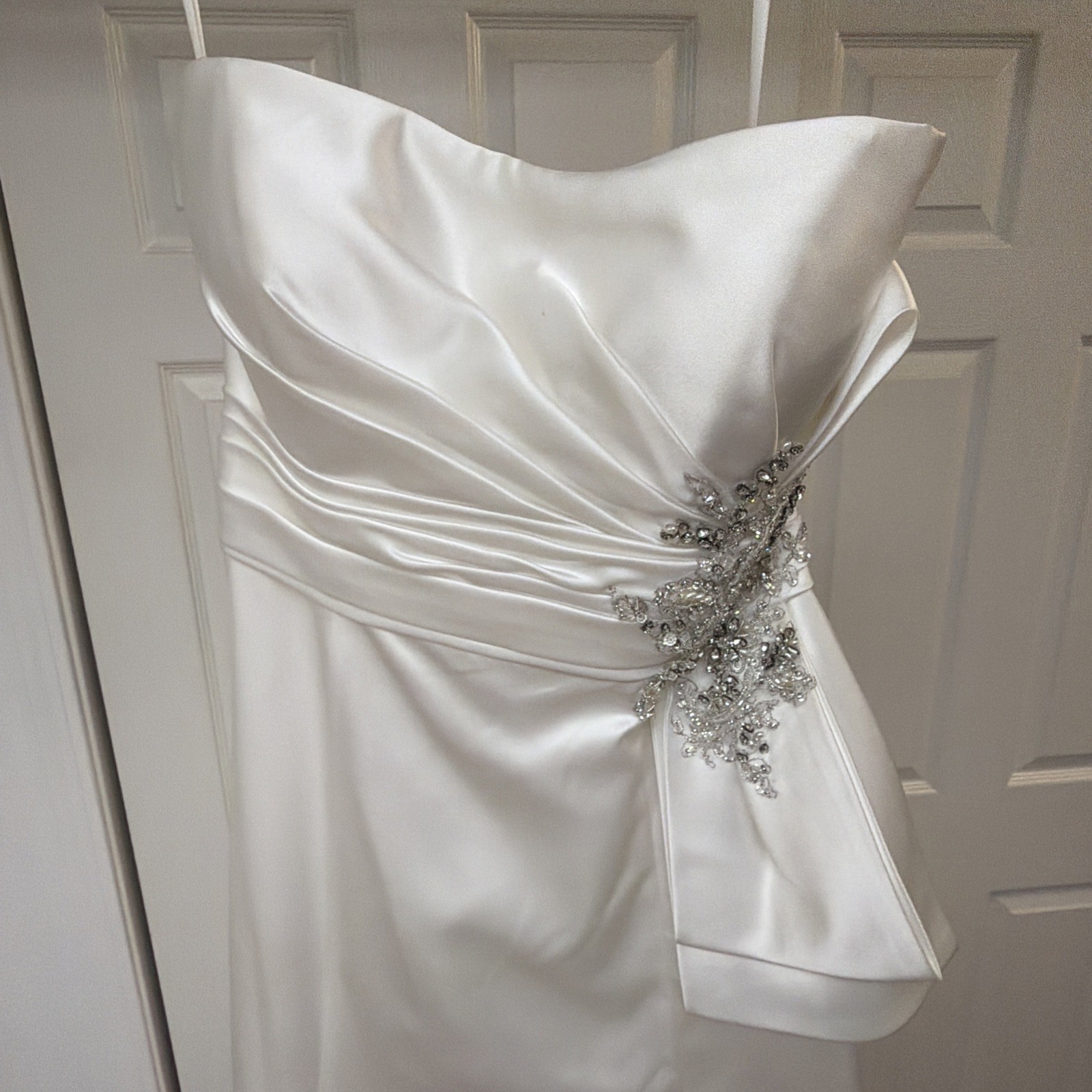 Vintage Casa Blanca Size 10 Strapless Wedding Dress