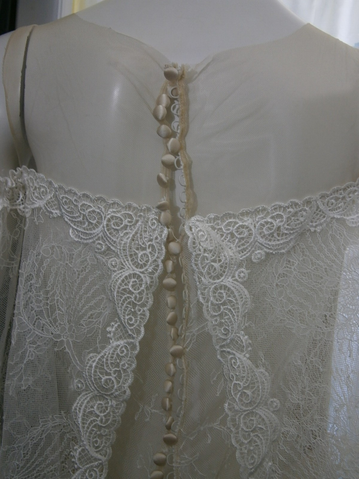 Eddy K MD280 Wedding Dress Ball Gown 6-10 Ivory Champagne Lace BOHO NWT $1,600