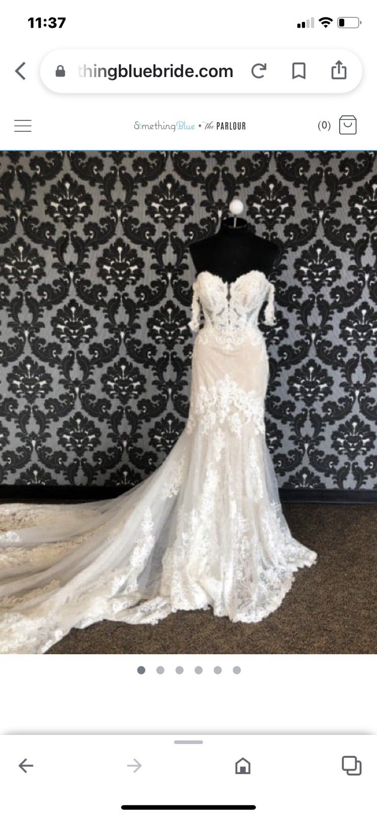 Great Martina Liana 1012 Corset Fitted Lace Bridal Wedding Dress Gown Orig $4500