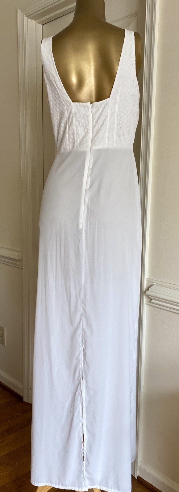 NWT French Connection Rene Lace Boho Beach Bridal Wedding Dress Crochet Size 2