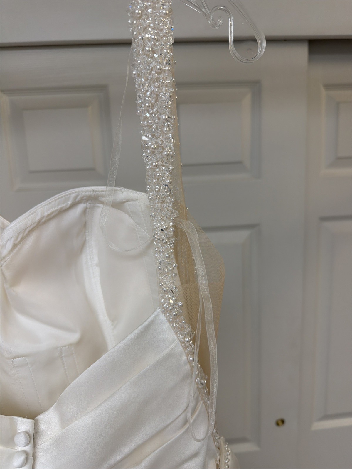 Wedding Dress Morilee 2 In 1 Size 10 With Detachable Skirt