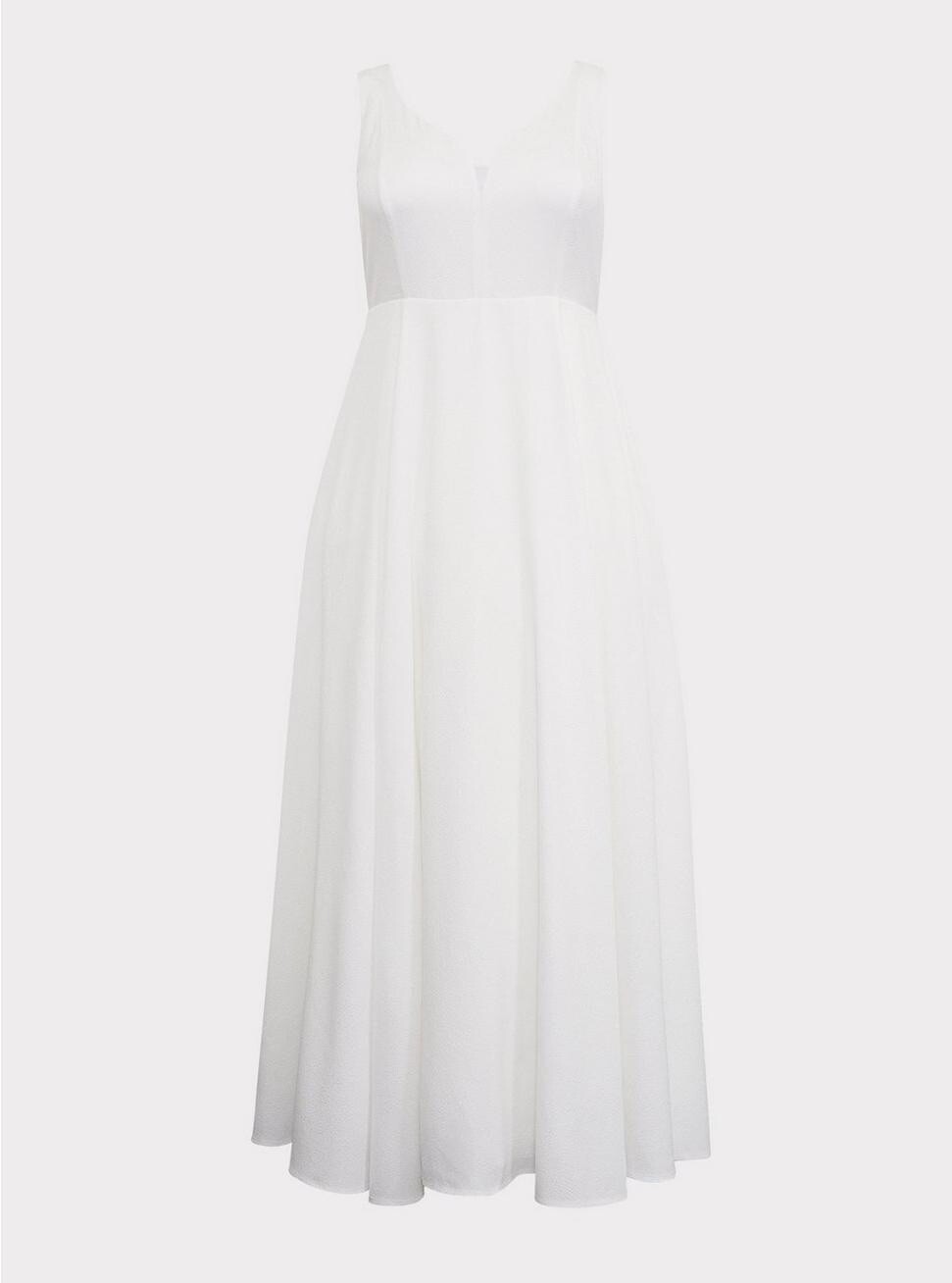 Torrid Ivory Jacquard Special Occasion Sweetheart Gown Size 16 Wedding NWT