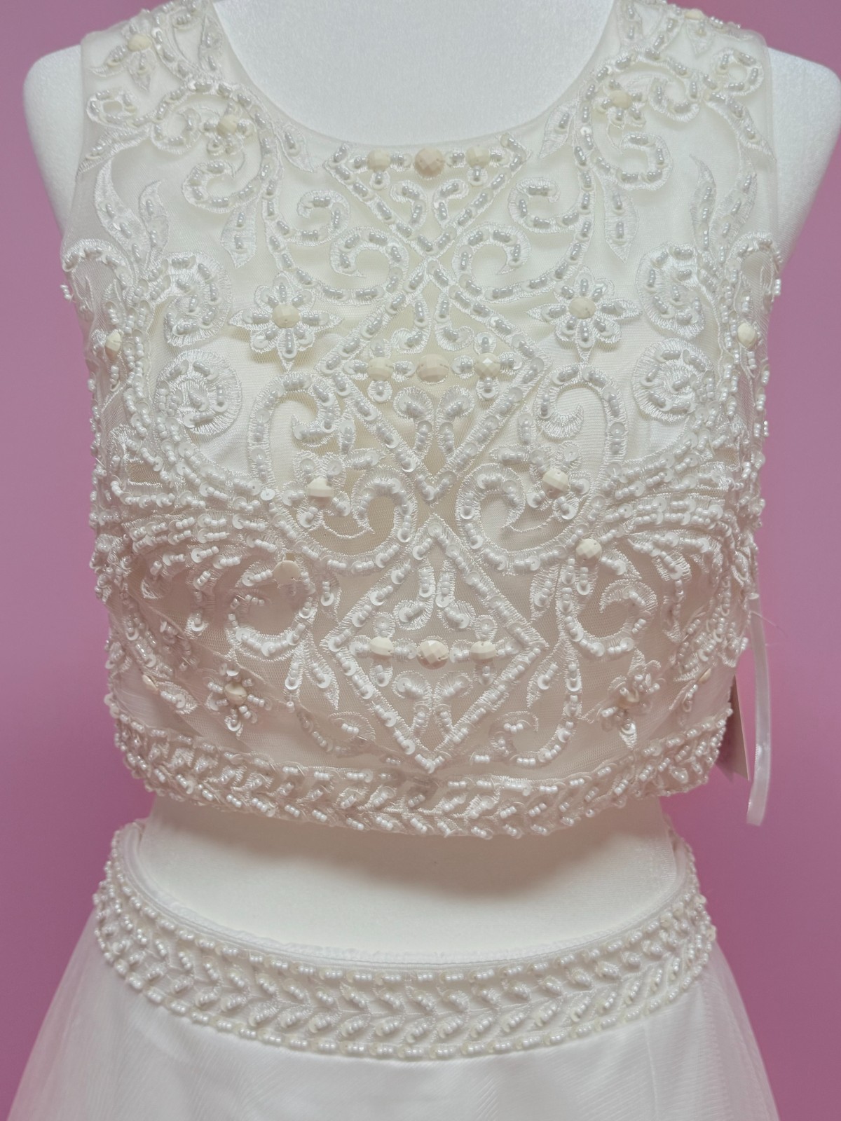 Destination Bridal White/Ivory Gown Size 8