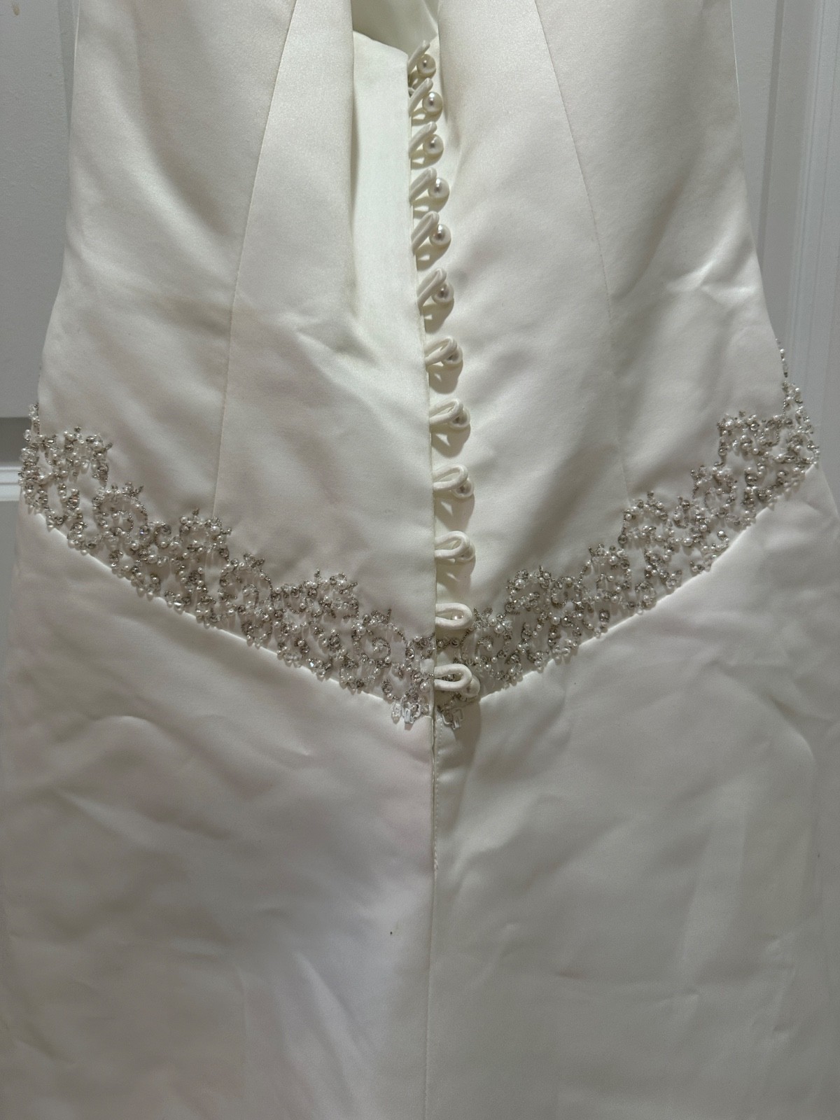 essence of Australia crystal beaded wedding dress size 8