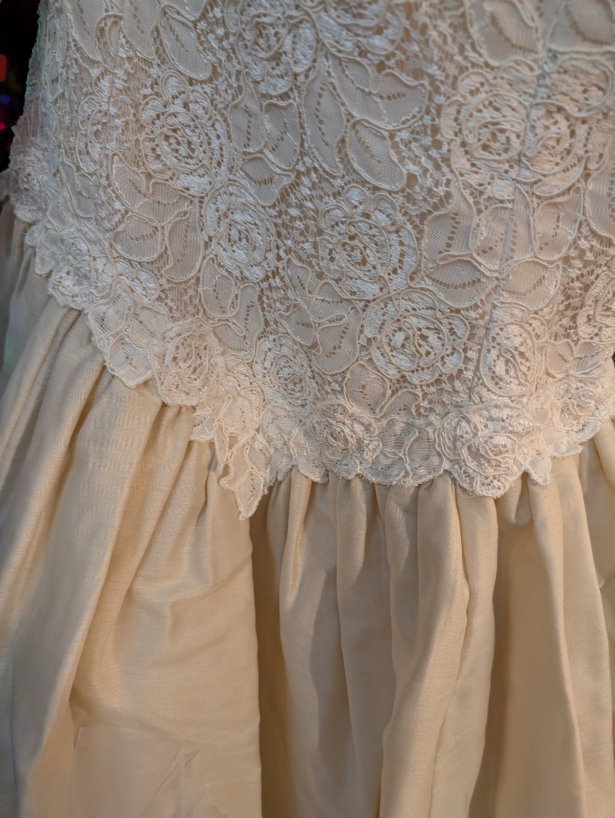 Priscilla Of Boston Designer Wedding Gown And Veil Vintage 90’s $1800