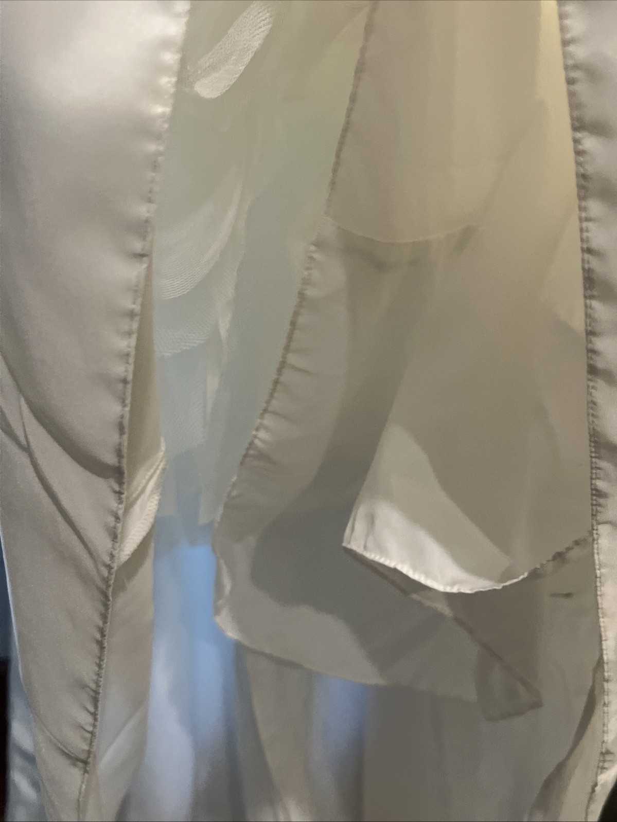 WToo Brides By Watters Strapless Drop Waist Ivory Wedding Dress, Size 8 New!
