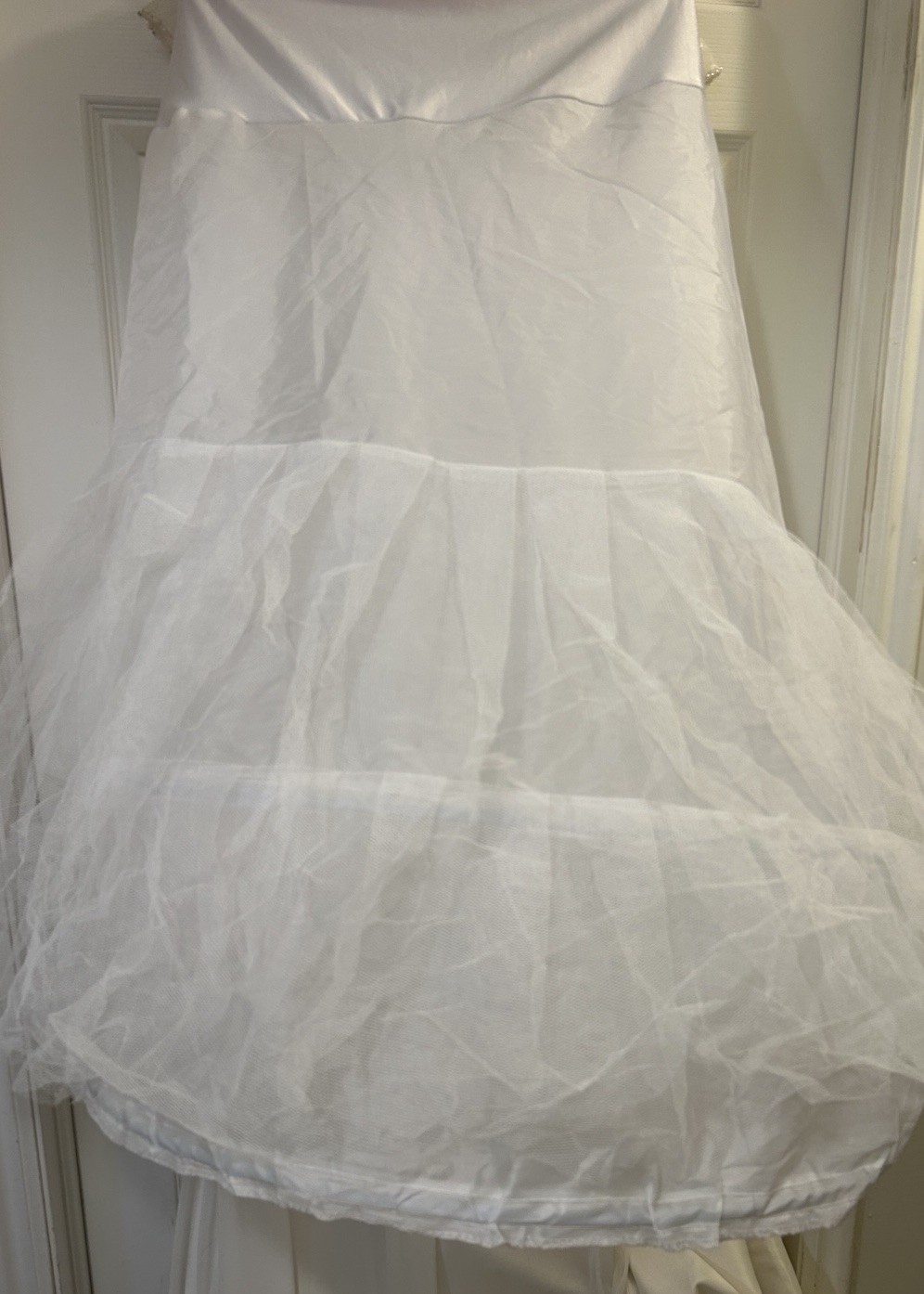 Symphony Bridal Dress 50014 Off White Size 14, Hoop, Veil & Undergarment Corset