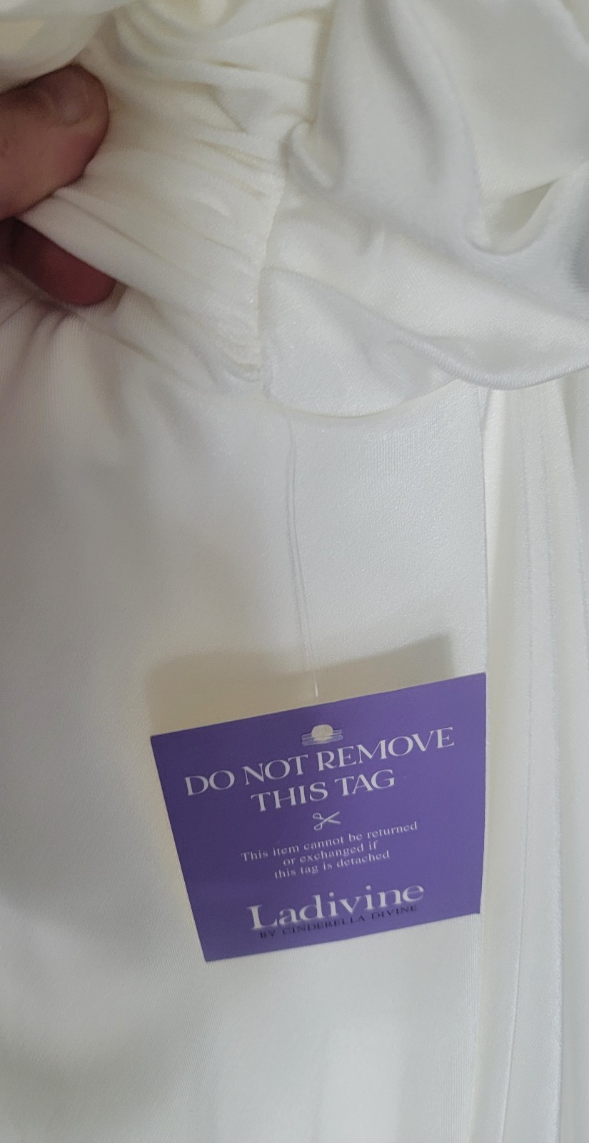 NWT Ladivine By Cinderella Divine WN315 Off-White Wedding Dress Size 18