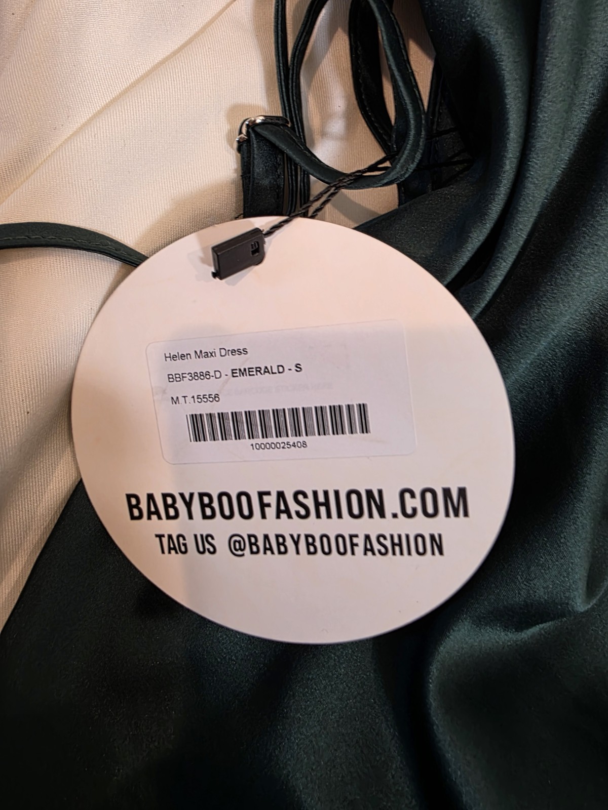Vestido babyboo Vestido largo Helen – Esmeralda NWT $150 SMALL