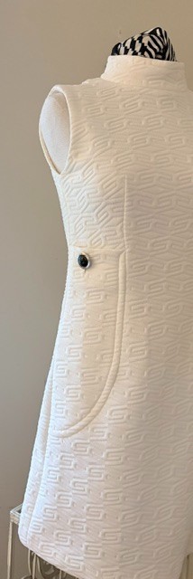 RARE Old Money Classy Cottagecore Casual Dress. Light Academia Geometric Dress.
