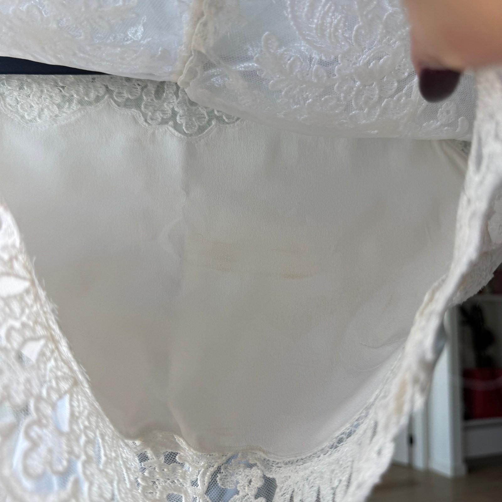 Rime Arodaky Bridal Caplan Lace Crop Top White Women’s 4