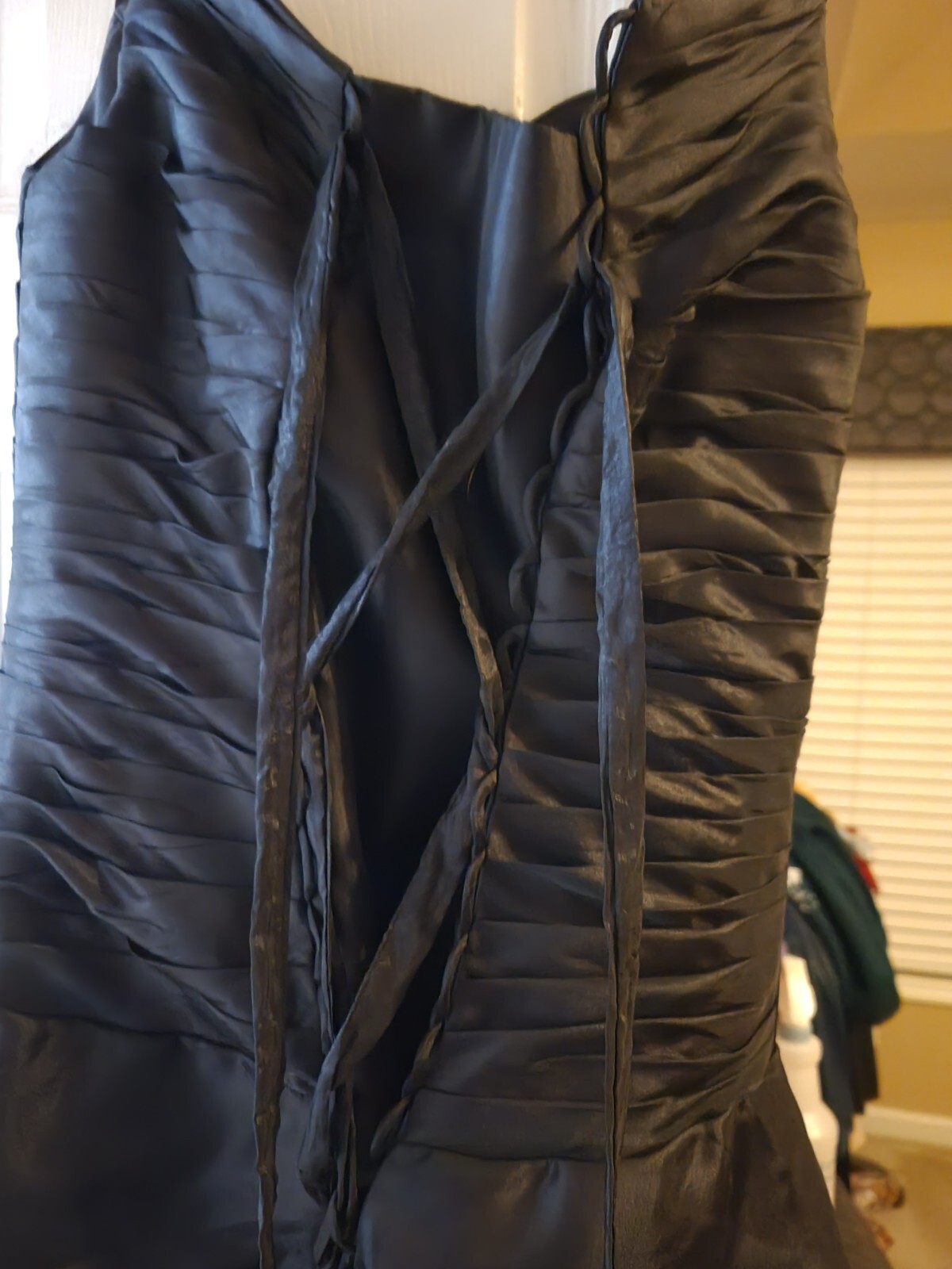 Black wedding dress size 10