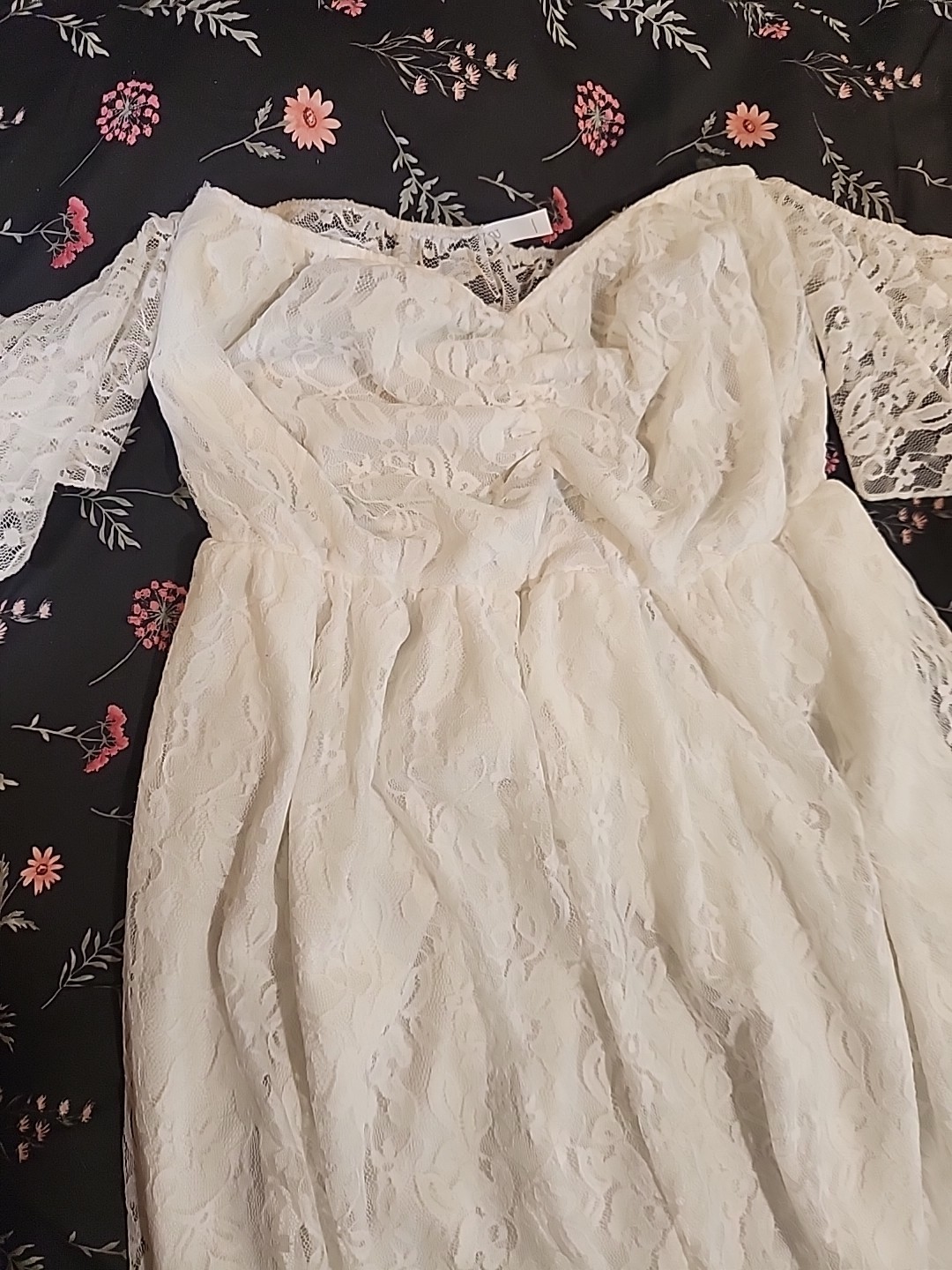 Unbranded Lace Maternity Dress Wedding Photos Shoot Size Small
