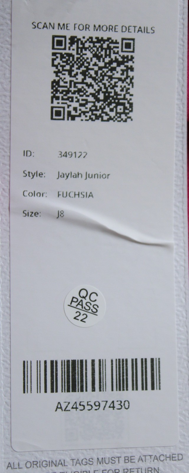 Azazie Junior Girls Jaylah A-Line Ruched Chiffon Dress AP2 Fuchsia Size: J8
