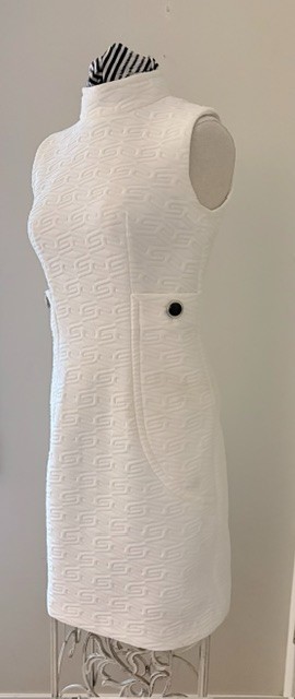 RARE Old Money Classy Cottagecore Casual Dress. Light Academia Geometric Dress.