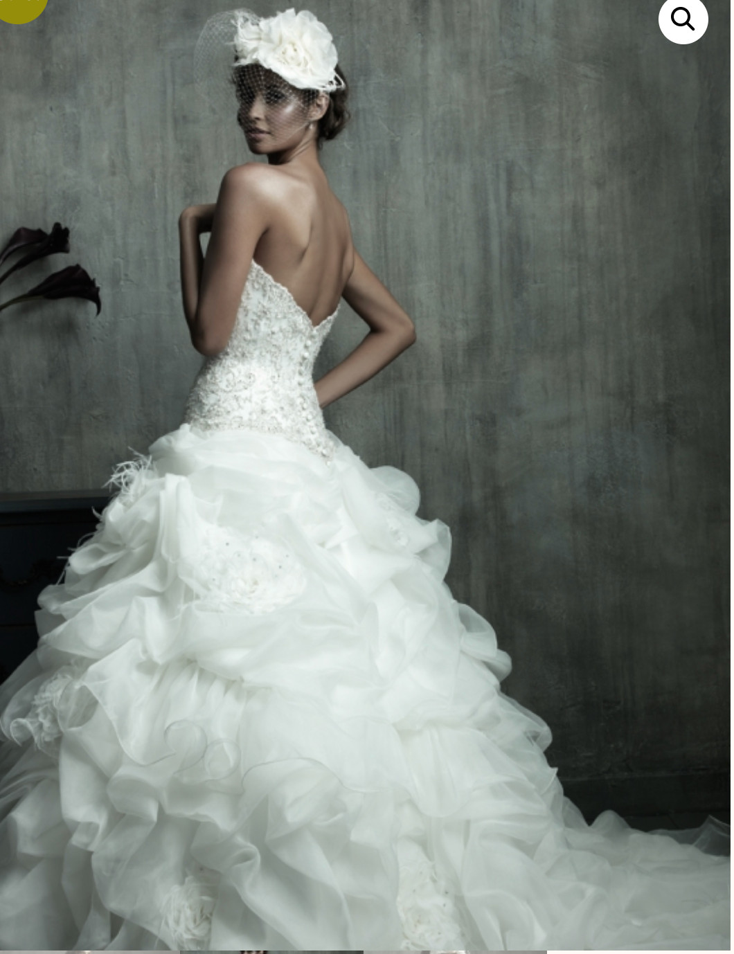 Allure Bridal Couture Wedding Dress 2-8 Swarovski Crystals Ivory Was $2500 new