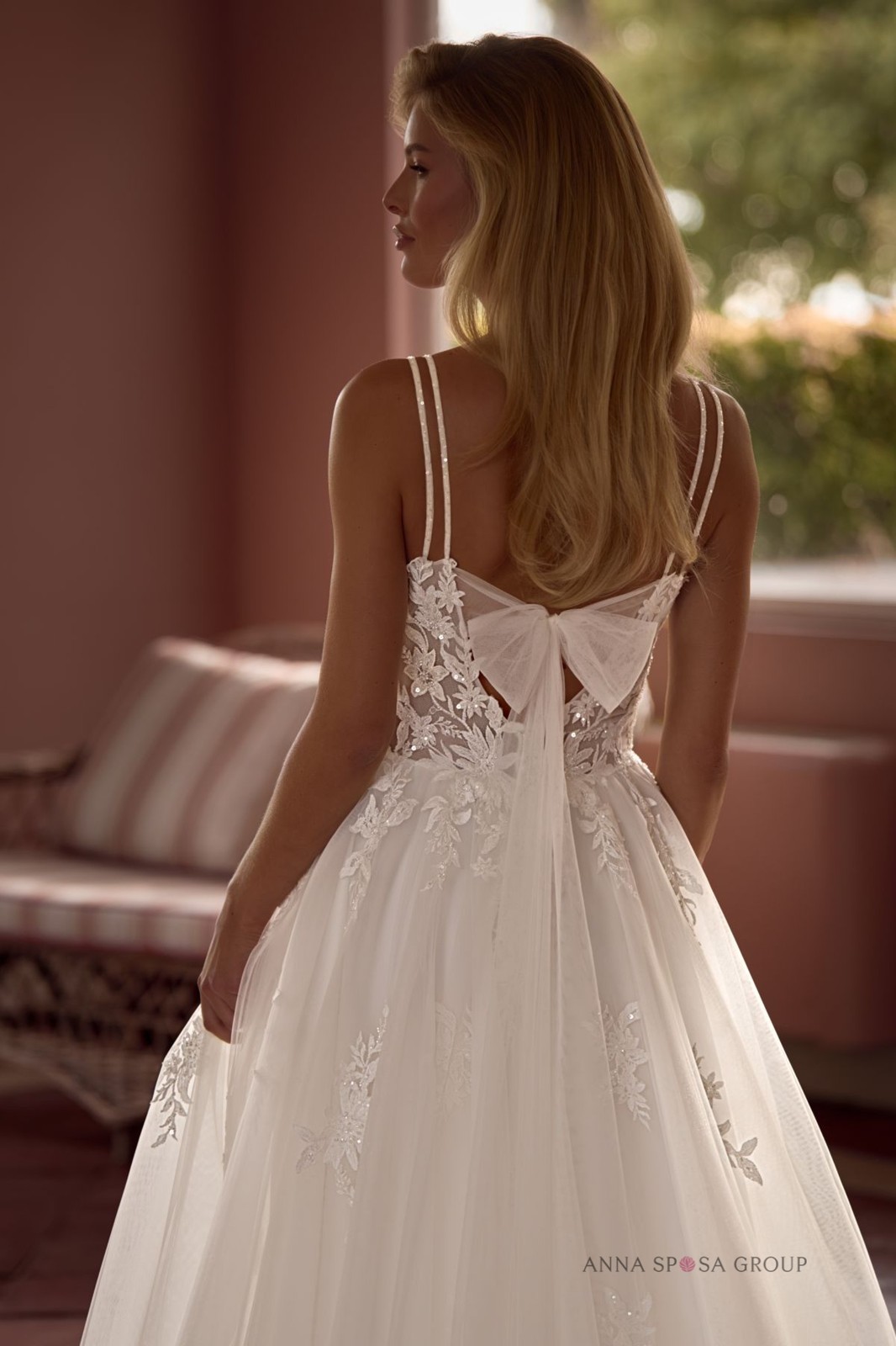 Beaded Embroidery Lace Wedding Dress Wedding Dress 32-60 Strappy Ivory Slit