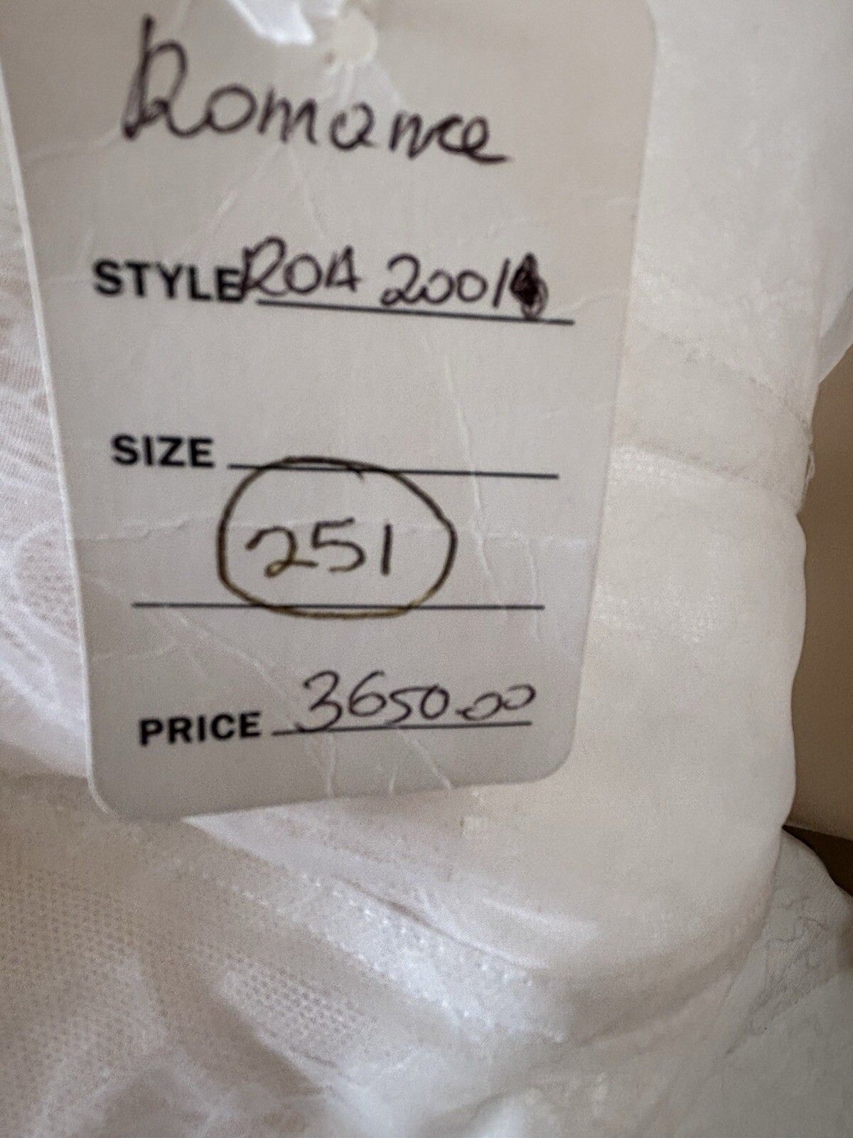 Romance Nicole Wedding Gown Size 14