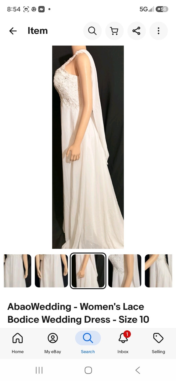 Abao Wedding Dress -new with tags.
