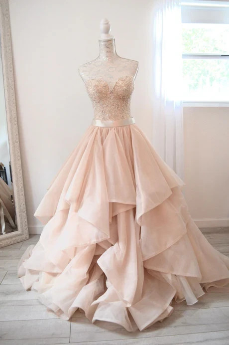 Martina Liana Sample Skirt Separate Wedding Bridal 2 Sand Tulle Layers Romantic