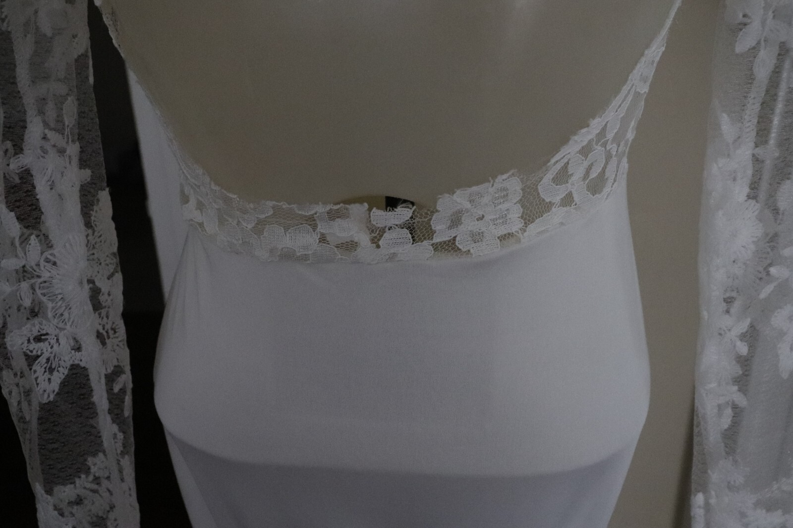 Unbranded See-Through and Lace Wedding Dress – See measurements