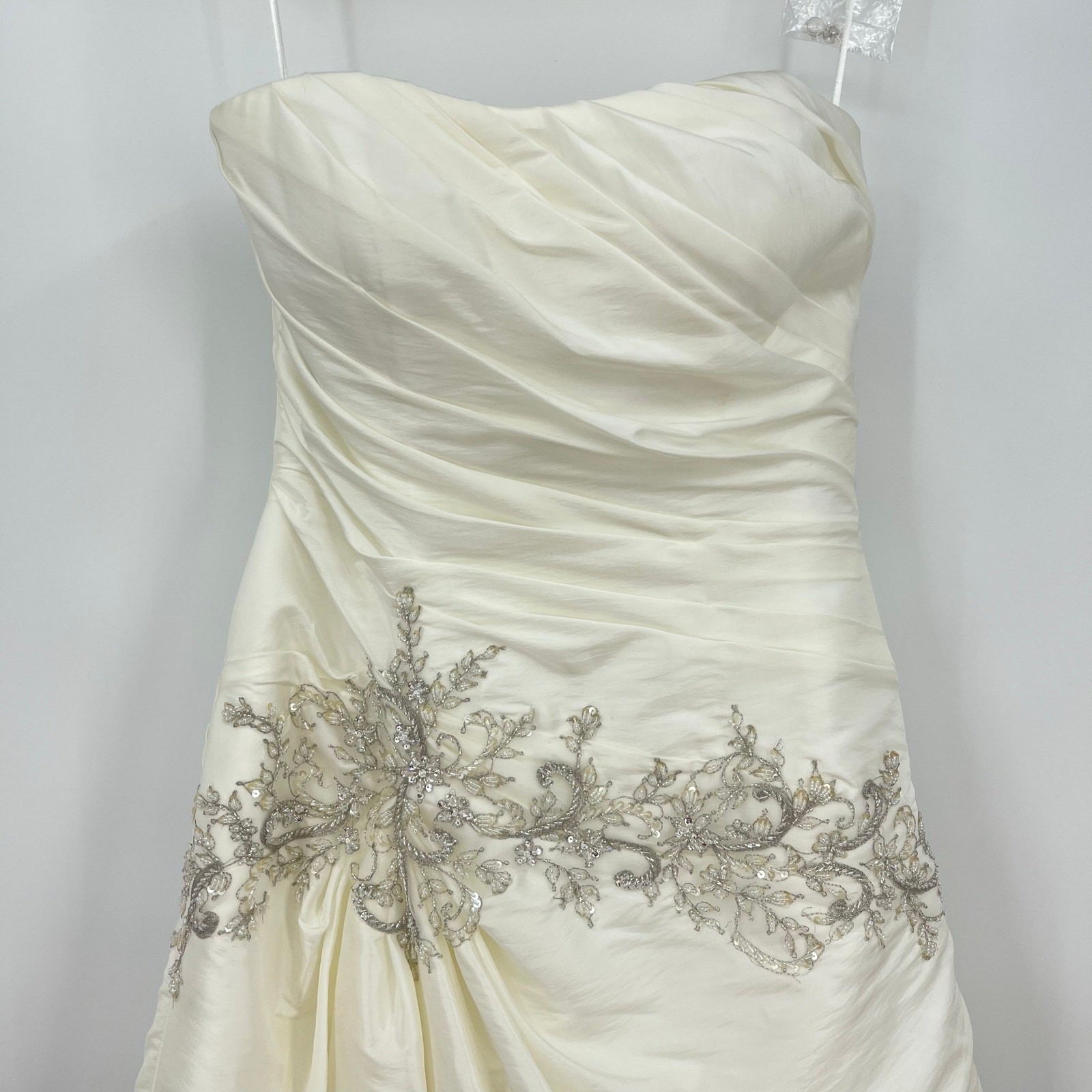 Casablanca Bridal | NWT Strapless Beaded Wedding Dress 1870 Size 12