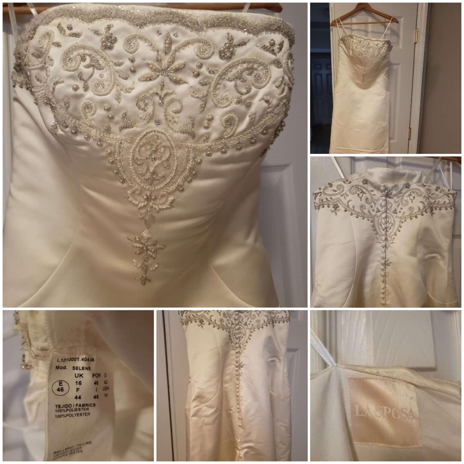 La Sposa ivory a-line wedding gown