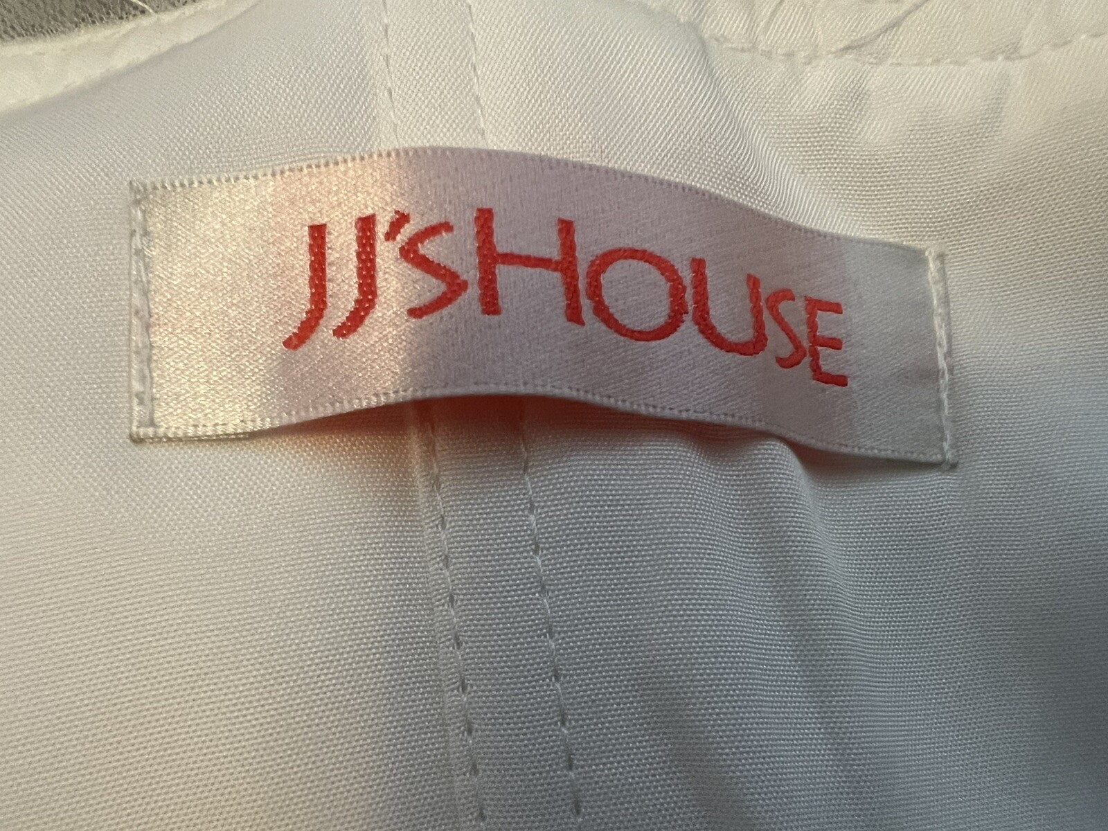 NEW JJs House Fit Flare Tea Length Lace Satin Ivory Wedding Dress Custom Sz 8/10